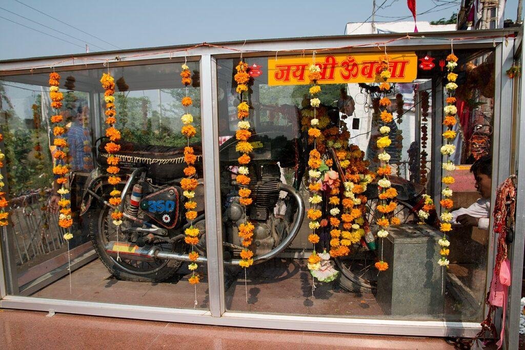 Motorcycle Temple Rajasthan